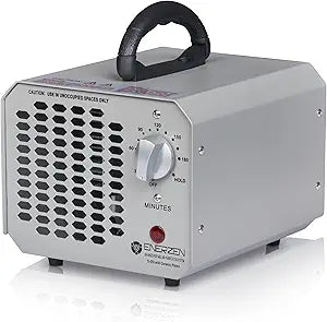 Enerzen O-555-60,000mg Industrial Ozone Generator O3 Air Purifier Deodorizer, Silver