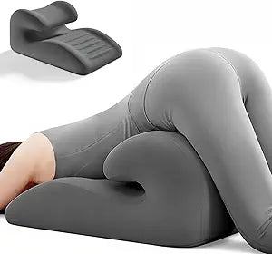 27 Wedge Pillow Intimacy Pillow & Butt Cushion, Pregnancy Support Pillow, Reading Pillow, Positioning Furniture, Available in Two Styles (Dark Gray, Without Small Pillows)