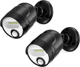 Rechargeable Battery Operated Motion Sensor Light, 4000mAh Battery Powered Spotlight 600 Lumen Outdoor IP65 Waterproof for Porch, Yard, Wall, Garden