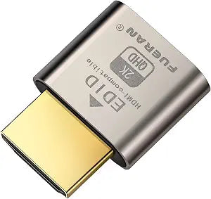 HDMI Dummy Plug Headless Ghost Display Emulator HDMI-CompatibleFit Headless-1920x1080 New Generation@60Hz (HDMI2.0-2K-1P)