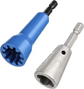 2Pcs Wirenut Twister for Impact Wire Twister Tool for Drill with 1/4" Chuck