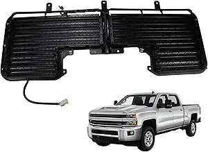 Radiator Shutter Assembly Compatible with Chevrolet Silverado 1500 (17-18), for GMC Sierra/Sierra 1500 (17-19) Replaces 601-374, GM1206119, 23300225, 84363184