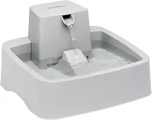 PetSafe Oasys 1 Gallon (128 Ounce) Pet Fountain - Cat or Small to Medium Breed Dog Water Fountain - Dishwasher Safe Filtered Water Dispenser with Flow Control - Filters Included - Easy to Clean