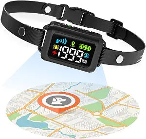 GPS Wireless Dog Fence System with Adjustable Range 33-1999 Yards, IPX7 Waterproof Rechargeable Collar, Static/Beep/Vibration Modes, Memory Function & Auto Protection