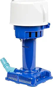 Little Giant CP2-115 1/50 HP, 115 Volt, 502 GPH, Evaporative Cooler Pump with 6-ft. Cord and 3 Prong Plug, Blue, 541005