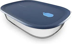 Tupperware Voila Glass XL Rectangular Food Storage Baking Dish, 3.2 qt / 3 L