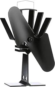Ecofan Original Heat Powered Stove Fan - Powerful Classic Design, High Performance, Perfect for Wood Stoves, 100 CFM - Circulates Warm Air Efficiently & Reduces Fuel Cost