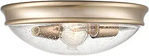 ML Lighting 2-Light Flushmount Lighting Modern Gold