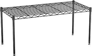 1-Tier Wire Shelf Rack,30" Wx14 Dx17 H,Single Metal Shelves Rack,Height Adjustable Metal Wire Shelving Unit and Storage for Kitchen,Cabinet,Countertop,Under-Sink,Closet,Pantry,Bathroom