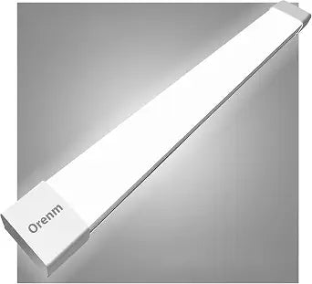 orenm Plug and Play Linkable Waterproof LED Tube Light 4FT 36W 5000K with Switch Cord Easy Installed on Ceiling or Wall Without Wiring for LED Garage Light Under Cabinet Light LED Shop Light (4FT)