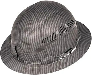 Klein Tools KARBN Full Brim Vented Hard hat, Class C, Premium Comfort and Jobsite Protection