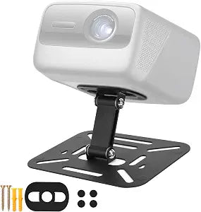 Projector Foldable Stand, Mini Ceiling Wall Projectors Black
