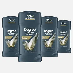 Degree Advanced Antiperspirant Deodorant Sport Defense 2.7 oz 4 Count