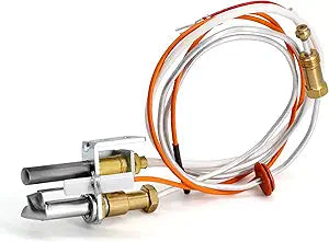 446-513A Pilot Assembly Propane Gas (LP) for Heat N Glo Fireplaces and Gas Log Sets, Heat N Glo SL2000, 4000, 5000, 6000 Gas Fireplace Insert Replacement Parts with Thermopile