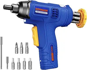 6NM 4V Electric Screwdriver9In1 Cordless Screwdriver wt Built-In Bit Store