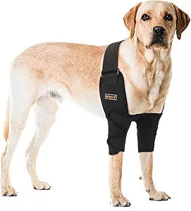 Dog Elbow Protector for Pet Elbow Dysplasia, Shoulder Dislocation - Offers Elbow Support, Helps with Loss of Stability Caused by Arthritis, Prevents Licking and Biting, Dog Front Leg Brace (XL)
