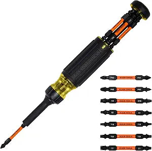 Klein Tools 32315HD 15-in-1 Multi-Bit Ratcheting Screwdriver, 8-Piece