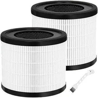 H7120 Replacement Filter Compatible with GoveeLife H7120 Air Purifier 3-in-1 Pre-Filter HEPA & Activated Carbon Filter for Bedroom Home Large Room H7120101, 2 Pack