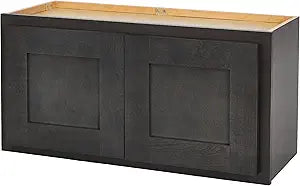Madison Gray Shaker Kitchen Wall Cabinet, 30 in. W x 15 in. H x 12 in. D, Ready to Assemble