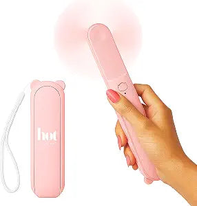 Hot Flash Relief Fan for Women Portable Stylish Mini Fan for Menopause, Perimenopause, Night Sweats USB Rechargeable, Quiet, Portable Cooling Device for Purse, Travel, Summer, Gifts, Festivals