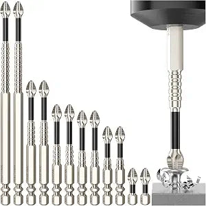 High Magnetic Screwdriver Drill Bit Set - 12Pcs