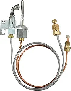 METER STAR Natural Gas Pilot Burner Assembly Replacement for Real Fyre PT-1 Pilot, Fits G45 & G46 Burner, PAC-2NAT, Hargrove RSTPB-18, Indoor Gas Fireplace