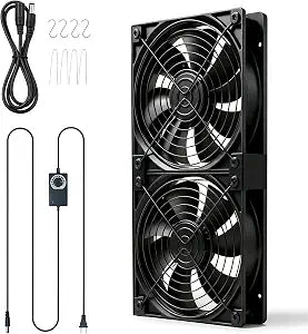 4.72-9.45 Inch Waterproof Vertical Window Exhaust Fan, DIY Modular
