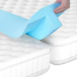HOMBYS Twin to King Bed Converter Kit Bed Bridge, Supportive Foam Split King Gap Filler for Adjustable Bed
