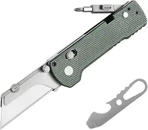 OKNIFE U1 Pro Multitool Folding Utility Knife with Folding Screwdriver
