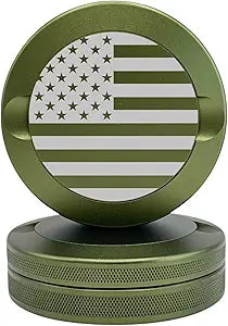 Edition 017: America | Metal Can | Metal Container | Pouch Container | Small Storage Tin (Military Green)