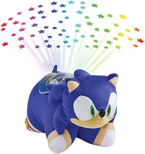 Pillow Pets Sonic Sleeptime Lite - 11" Sonic The Hedgehog Plush Nightlight,Blue
