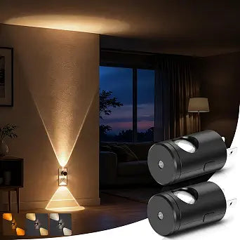 Briignite LED Night Light Project 180 Rotating Night Lights Plug into Wall