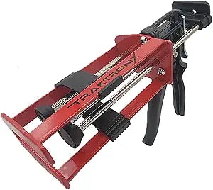 Epoxy Dual Component Manual Applicator, Caulking Double Cartridge Caulk Gun Panel Bond Adhesive Applicator for 200 ml/6.75 fl oz Mix Ratio 1:1 and 2:1 08571 08115 08116