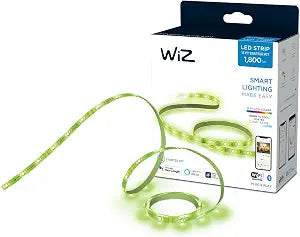WiZ Connected 13ft LED Light Strip Base Kit + Extension - Flowing Multicolor LED Color-Changing Light Strip For Your Smart Home - Compatible with Alexa and Google Home Assistant