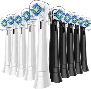 10 Pack Replacement Heads Compatible with Oral B iO Toothbrush Heads