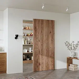 40" Concealed Sliding Barn Door Hardware Kit with Soft Close Mechanism for 32in Passage Opening, Hidden Aluminum Track System, Wall Mount for Interior Wooden Door (NO Door)