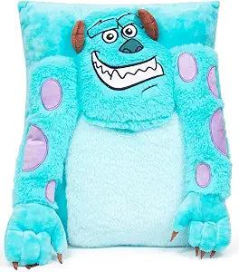Jay Franco Disney Pixar Monsters Inc James Sullivan - Sully 3D Snuggle Plush Pillow - Super Soft Blue Pillow - Measures 15 Inches