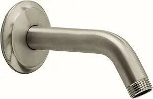 Grohe 27011EN0 Seabury 6-1/4 In. Shower Arm And Flange, Brushed Nickel