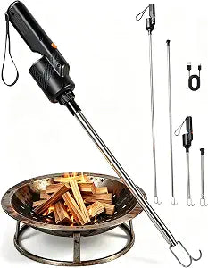 Electric Bellows, Fire Blower, Electric Fire Blower, 2 in 1 Firepit Tools