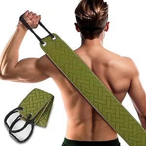 eaxun 38.5 Inch Exfoliating Back Scrubber for Shower, Back Washer, Green