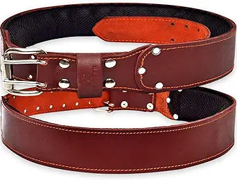 Pro-501 Oil Tanned Leather Tool Belt for 30" to 52" Waist, Premium Leather with 4MM thickness Tool Belt Padded