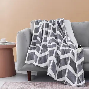 VENTIMI Electric Blanket Twin, 62" x 84" Heated Blanket with 9 Heat Levels & 2 to 10 Hours Auto Off, Fast Heating Blankets with ETL & FCC Certification, Grey