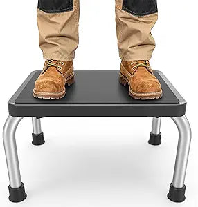 Loyoda Medical Step Stool with Anti-Slip Platform & Feet, Widely Use Foot Stool for Bedroom Kitchen Bathroom, Heavy Duty Step Stool Holds up to 350 lbs