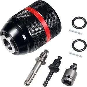 Keyless Drill Chuck for Milwaukee, 1/2-20UNF 1.5-13mm Self-Tightening