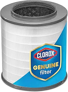Clorox Medium Room Air Purifier True HEPA Replacement Filter, 1,000 Sq. Ft. Capacity, Removes 99.97% of Allergens up to 0.1 Micron, Compatible with 11030 & 11031, 1 Count (12030)