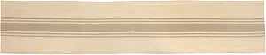 Creative Co-Op Canvas Table Runner with Khaki Stripes