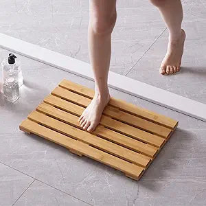 Bath Mat for Shower, Wooden Floor Mat for Bathroom,Non-Slip | Heavy Duty, Shower Mat for Indoor Outdoor