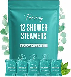 Shower Steamers Aromatherapy 12 Pack, Eucalyptus & Mint, Stocking Stuffers