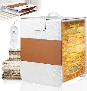 38L Foldable Towel Warmer for Bathroom, Home & Spa, Large Capacity for Oversized Towels, Blankets & Robes, 4 Temp Modes, Auto Shut-Off Timer, Perfect Spa Gift for Loved Ones
