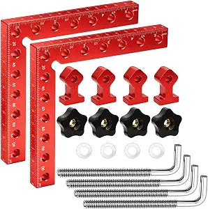 2PCS 5.5" 90 degree aluminum Corner Clamp for Woodworking